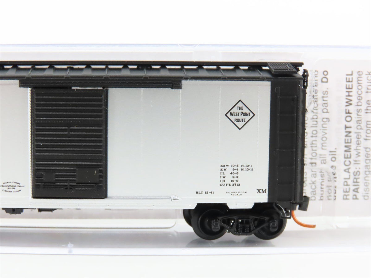 N Scale Micro-Trains MTL 02000746 A&amp;WP Atlanta &amp; Westpoint 40&#39; Box Car #37302