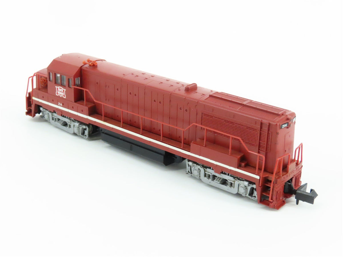 N Atlas Classic 44703 RI Rock Island GE U25B Ph. 2B Diesel #214 - DCC Ready