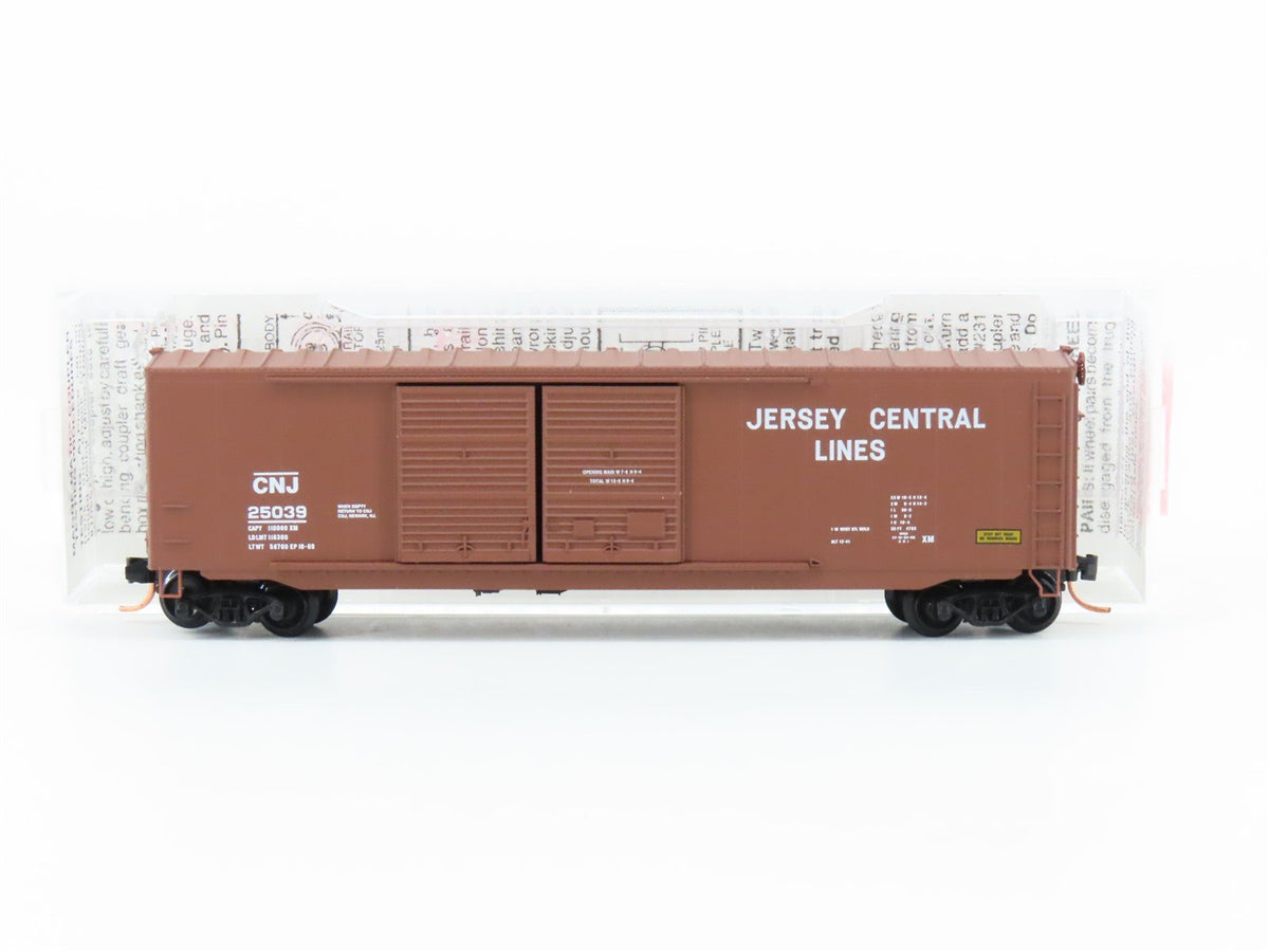 N Scale Micro-Trains MTL 37040 CNJ Jersey Central 50&#39; Standard Box Car #25039