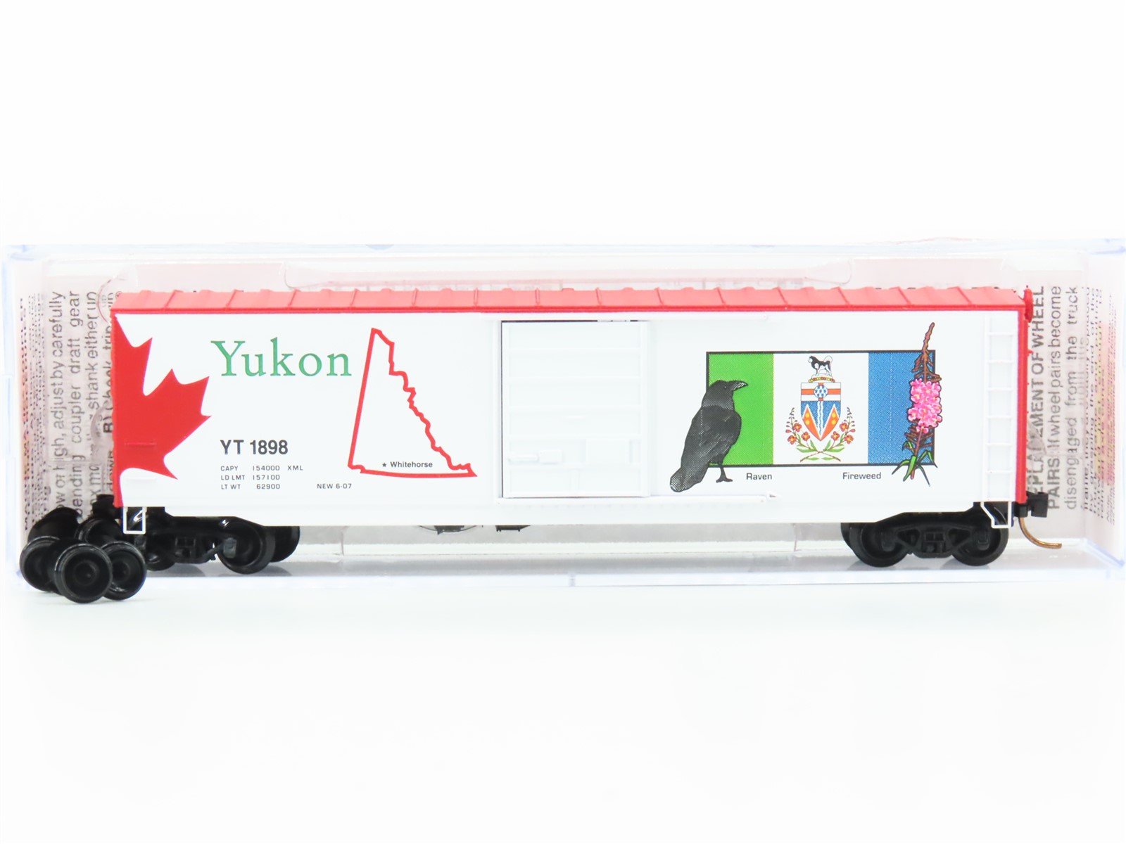 N Scale Micro-Trains MTL 07700157 YT Yukon Territory 40' Box Car #990
