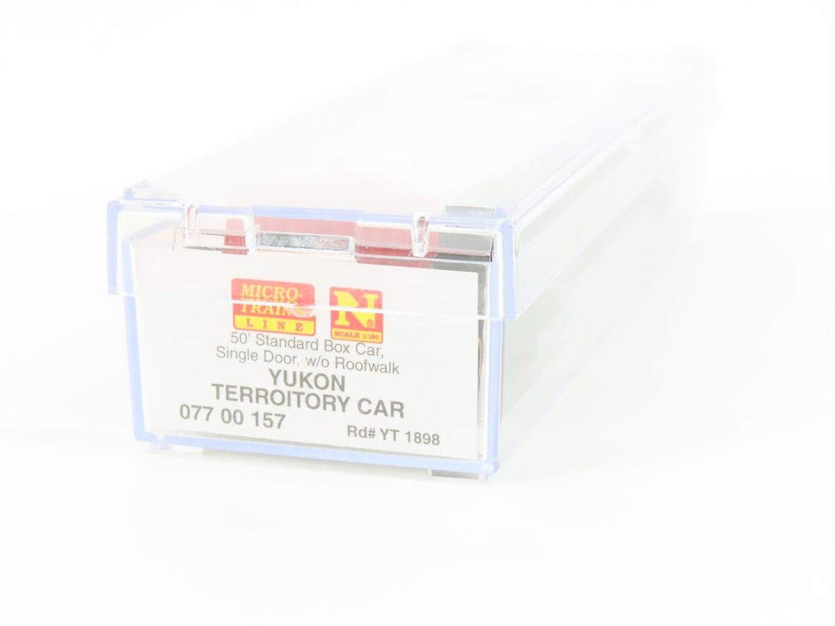 N Scale Micro-Trains MTL 07700157 YT Yukon Territory 40&#39; Box Car #990