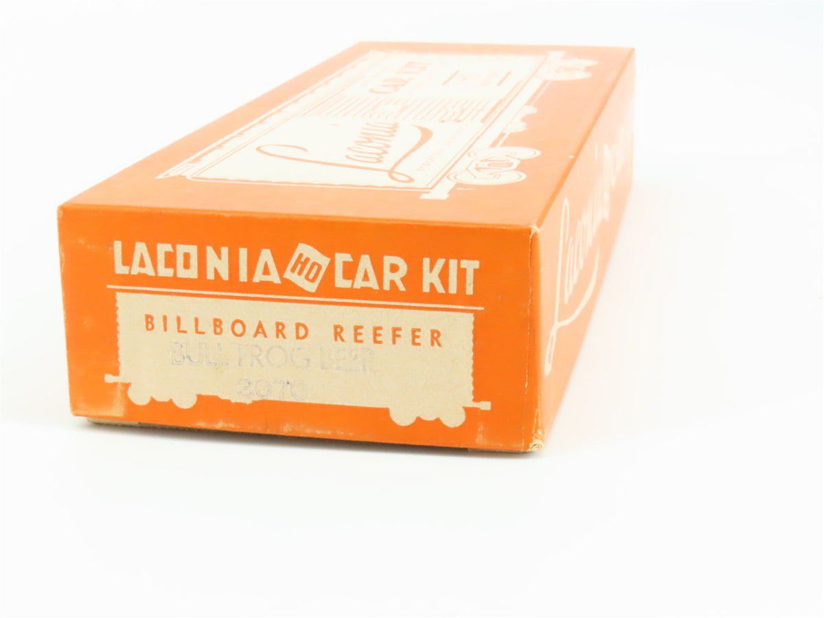 HO Scale Laconia Wood Kit #3070 NX Bull Frog Beer Reefer #3070