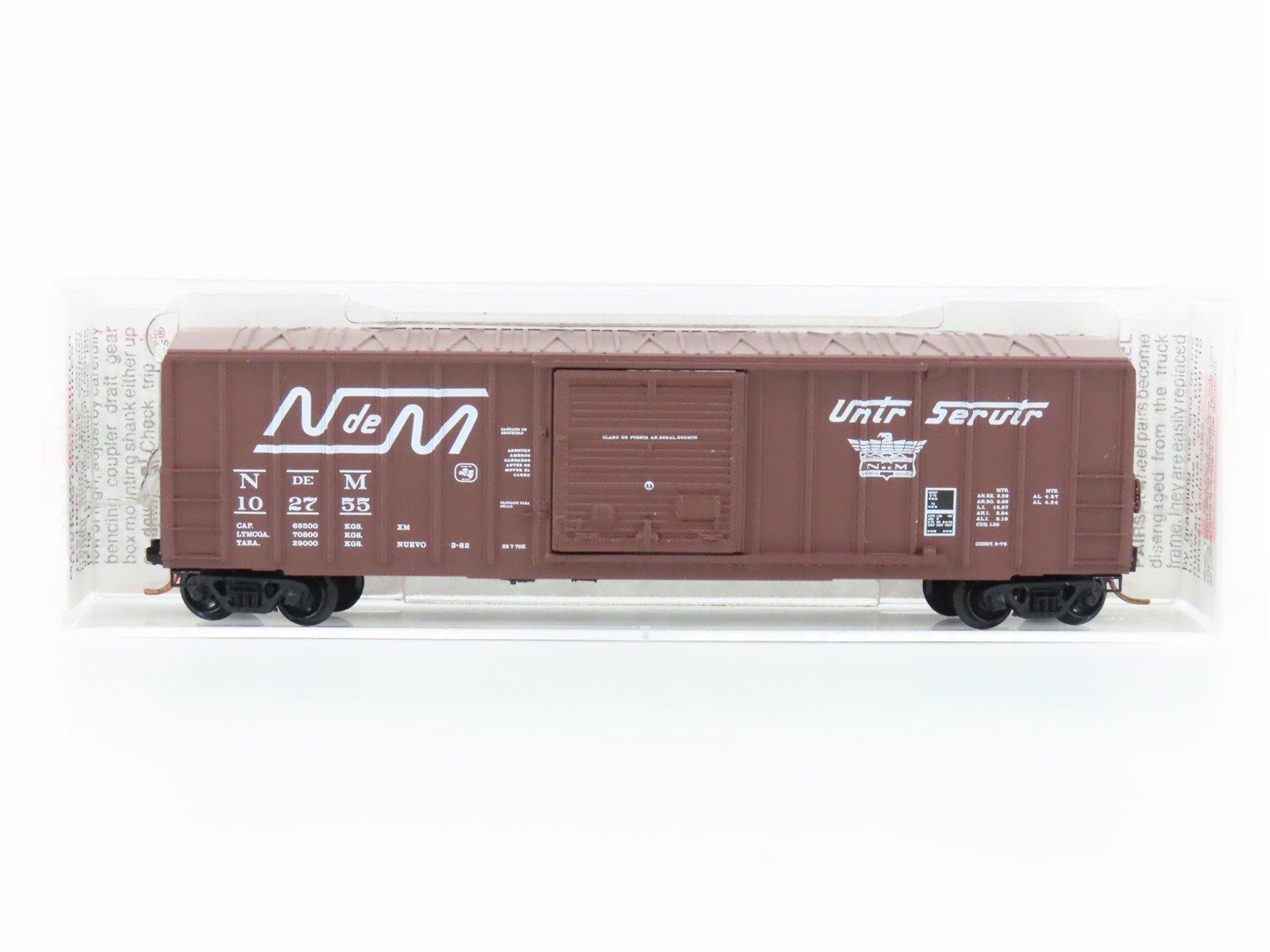 N Micro-Trains MTL 25320 N de M National Railway of Mexico 50' Box Car #102755
