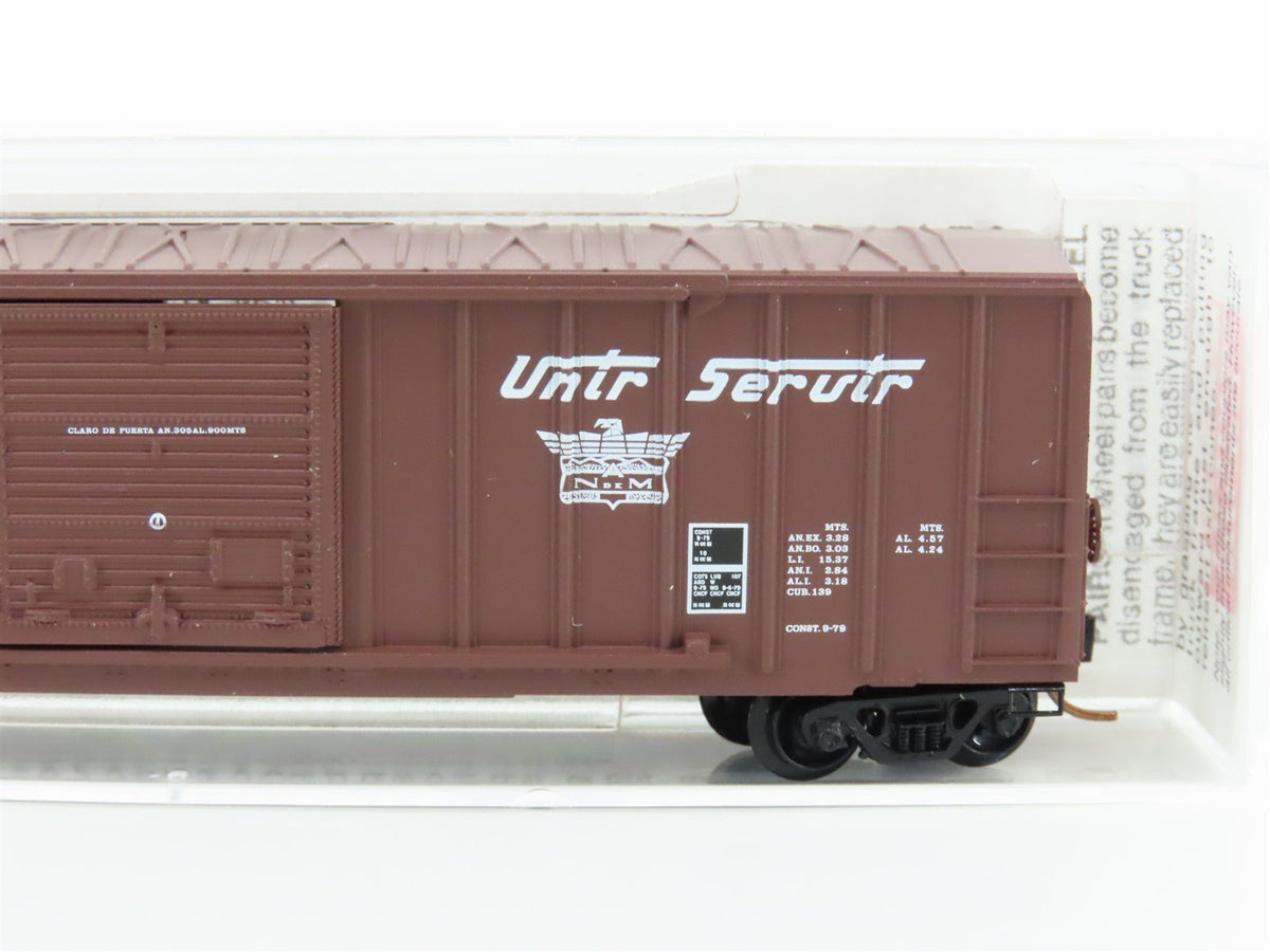 N Micro-Trains MTL 25320 N de M National Railway of Mexico 50&#39; Box Car #102755