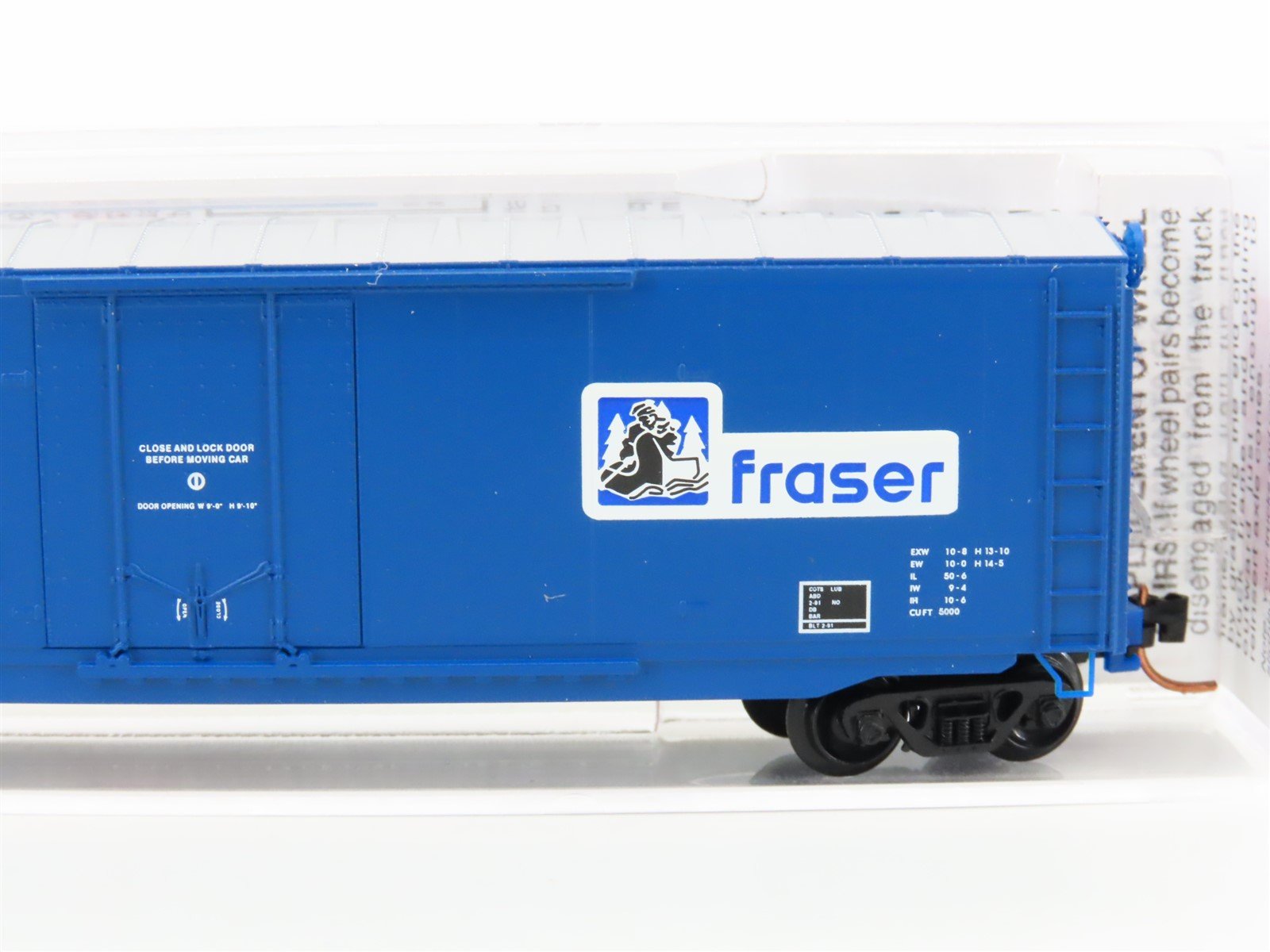 N Scale Micro-Trains MTL 03800390 BAR Bangor & Aroostook Fraser 50' Box Car #501