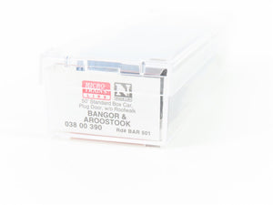 N Scale Micro-Trains MTL 03800390 BAR Bangor & Aroostook Fraser 50' Box Car #501