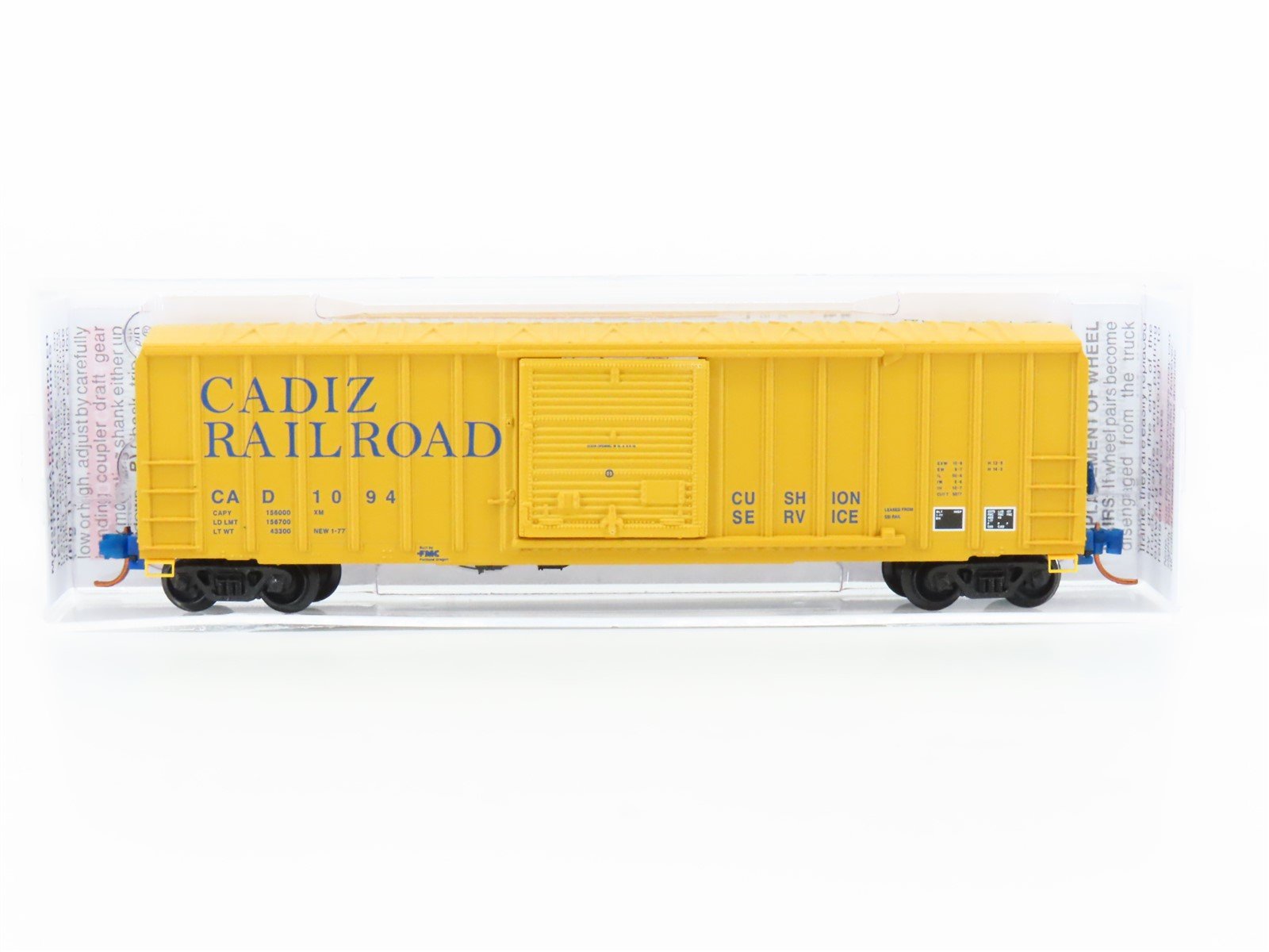 N Scale Micro-Trains MTL 02500690 CAD Cadiz Railroad 50' Rib Side Box Car #1094