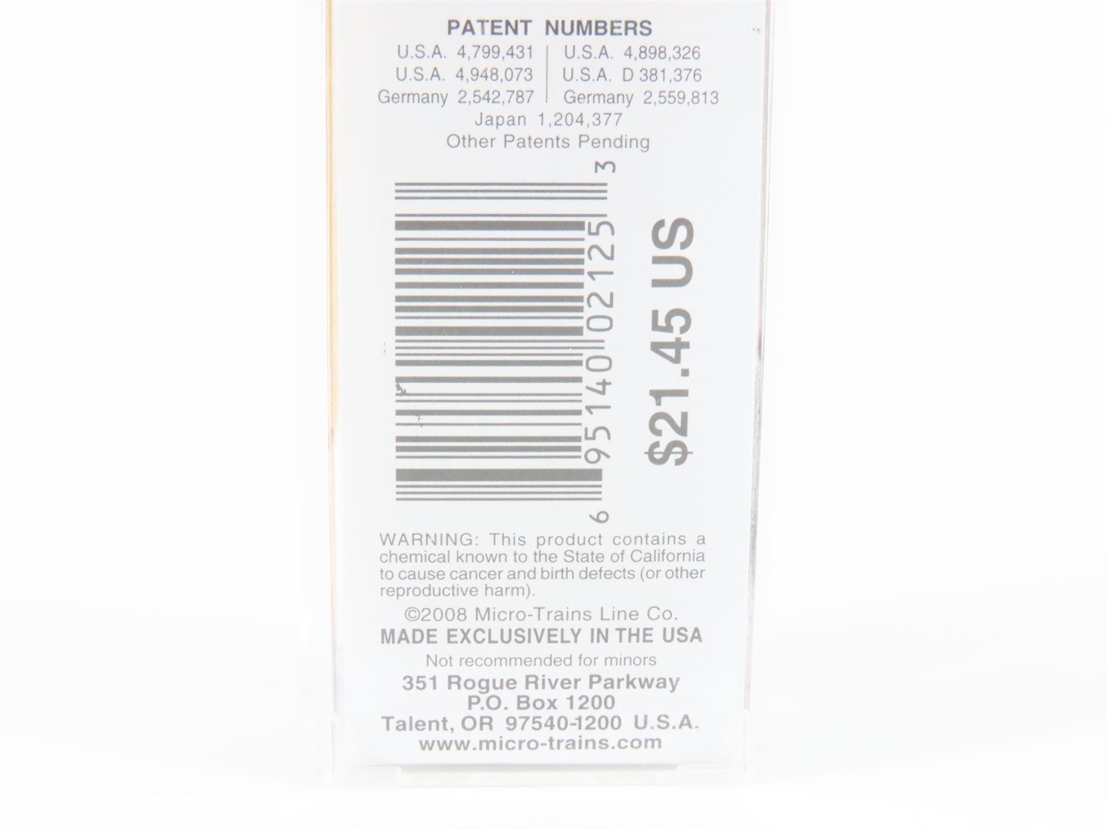 N Scale Micro-Trains MTL 02500690 CAD Cadiz Railroad 50' Rib Side Box Car #1094