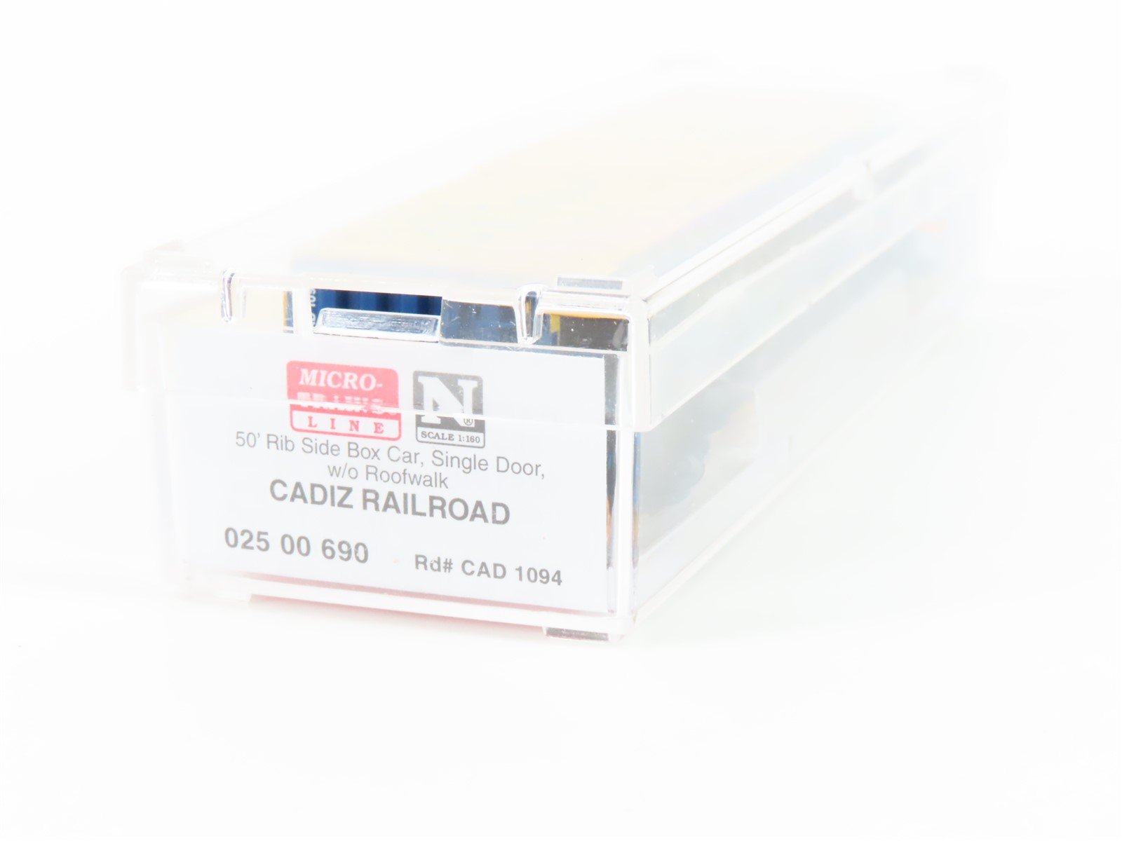 N Scale Micro-Trains MTL 02500690 CAD Cadiz Railroad 50' Rib Side Box Car #1094