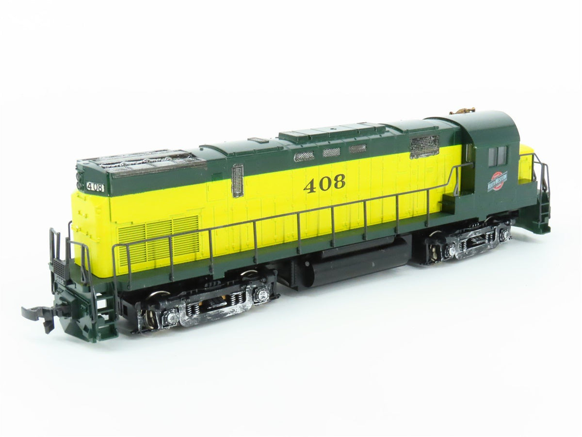 HO Scale KATO CNW Chicago Northwestern C424 Diesel Loco 2-Unit Set Customized