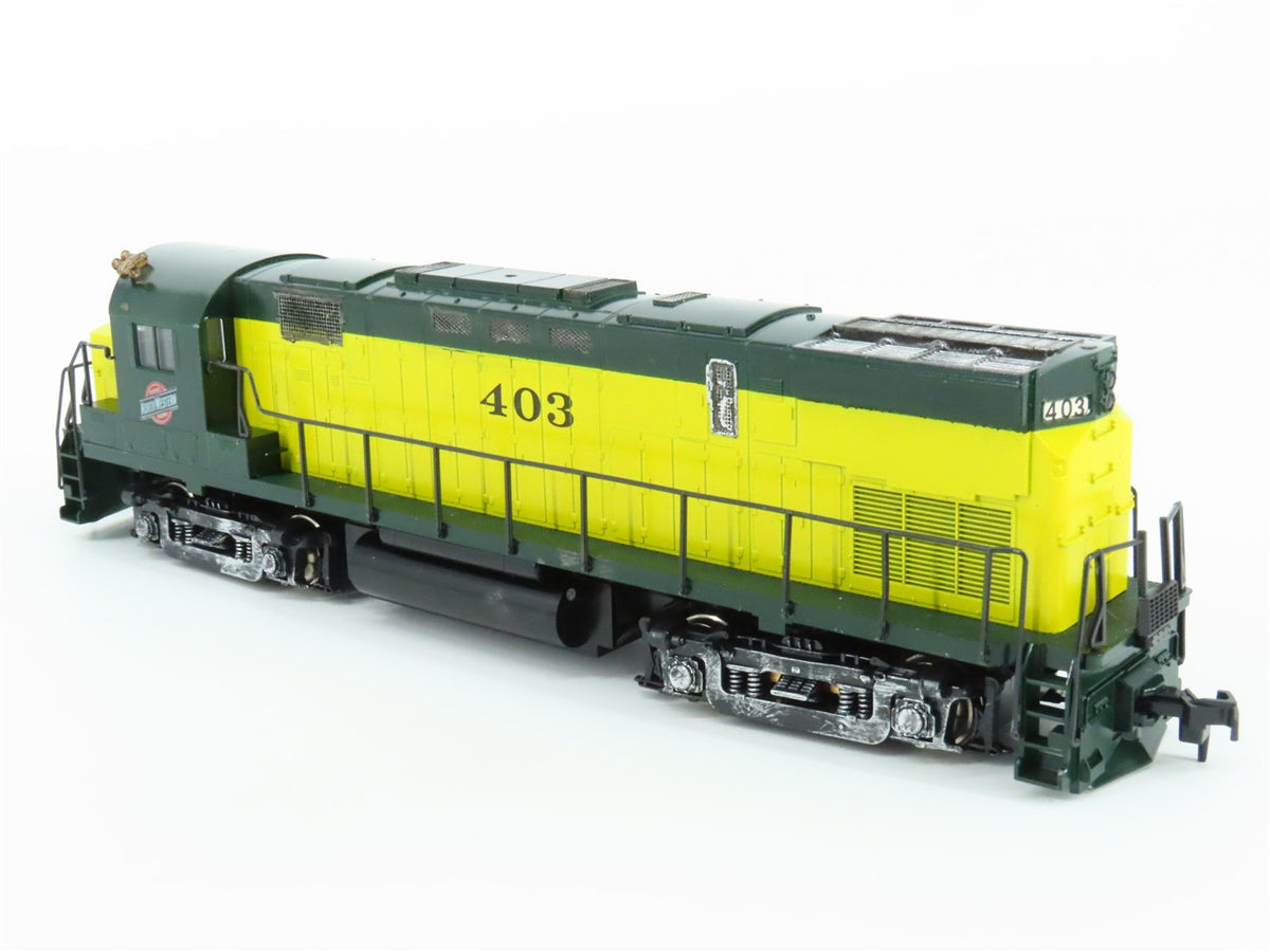 HO Scale KATO CNW Chicago Northwestern C424 Diesel Loco 2-Unit Set Customized