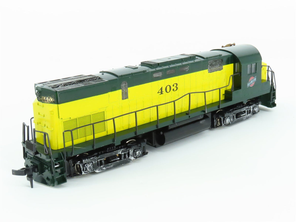 HO Scale KATO CNW Chicago Northwestern C424 Diesel Loco 2-Unit Set Customized