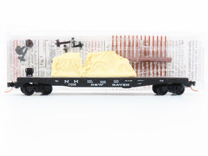 N Scale Micro-Trains MTL 45270 NH New Haven 50' Flat Car #85382 w/load