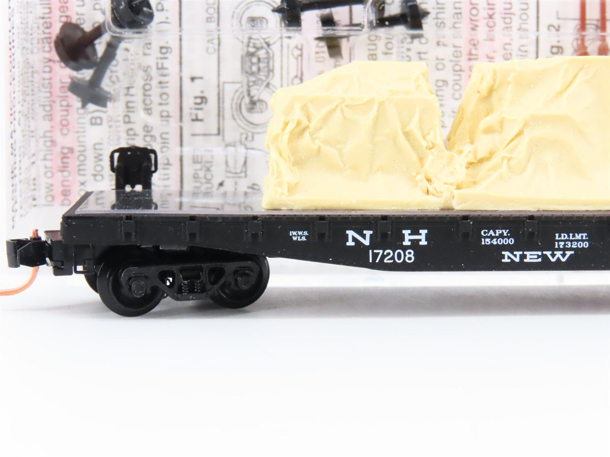 N Scale Micro-Trains MTL 45270 NH New Haven 50&#39; Flat Car #85382 w/load