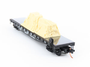 N Scale Micro-Trains MTL 45270 NH New Haven 50' Flat Car #85382 w/load