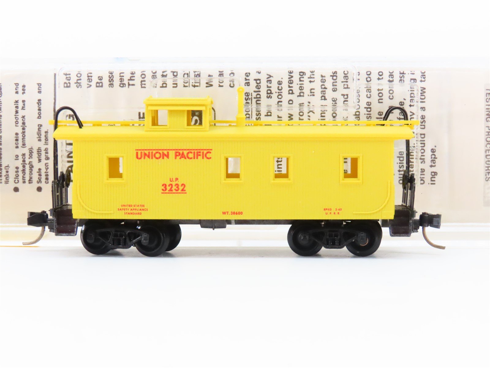 N Scale Micro-Trains MTL 50100 UP Union Pacific 34' Wood Sheathed Caboose #3232