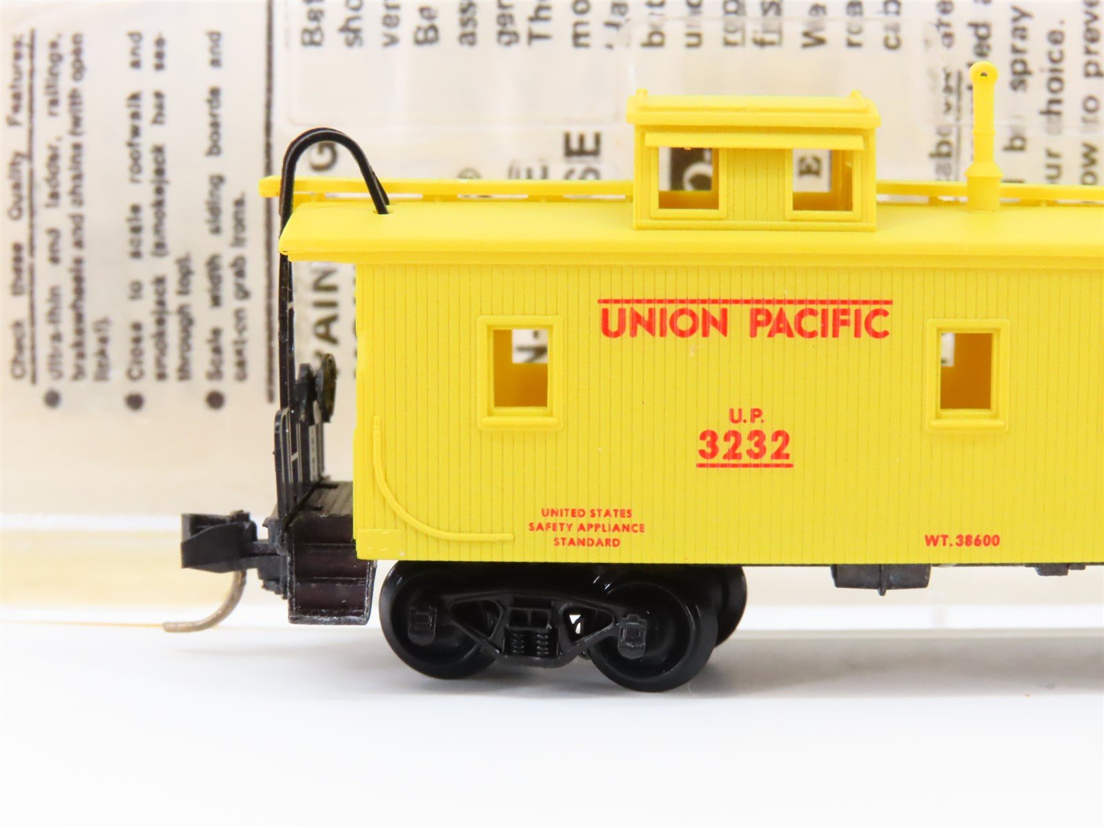 N Scale Micro-Trains MTL 50100 UP Union Pacific 34' Wood Sheathed Caboose #3232