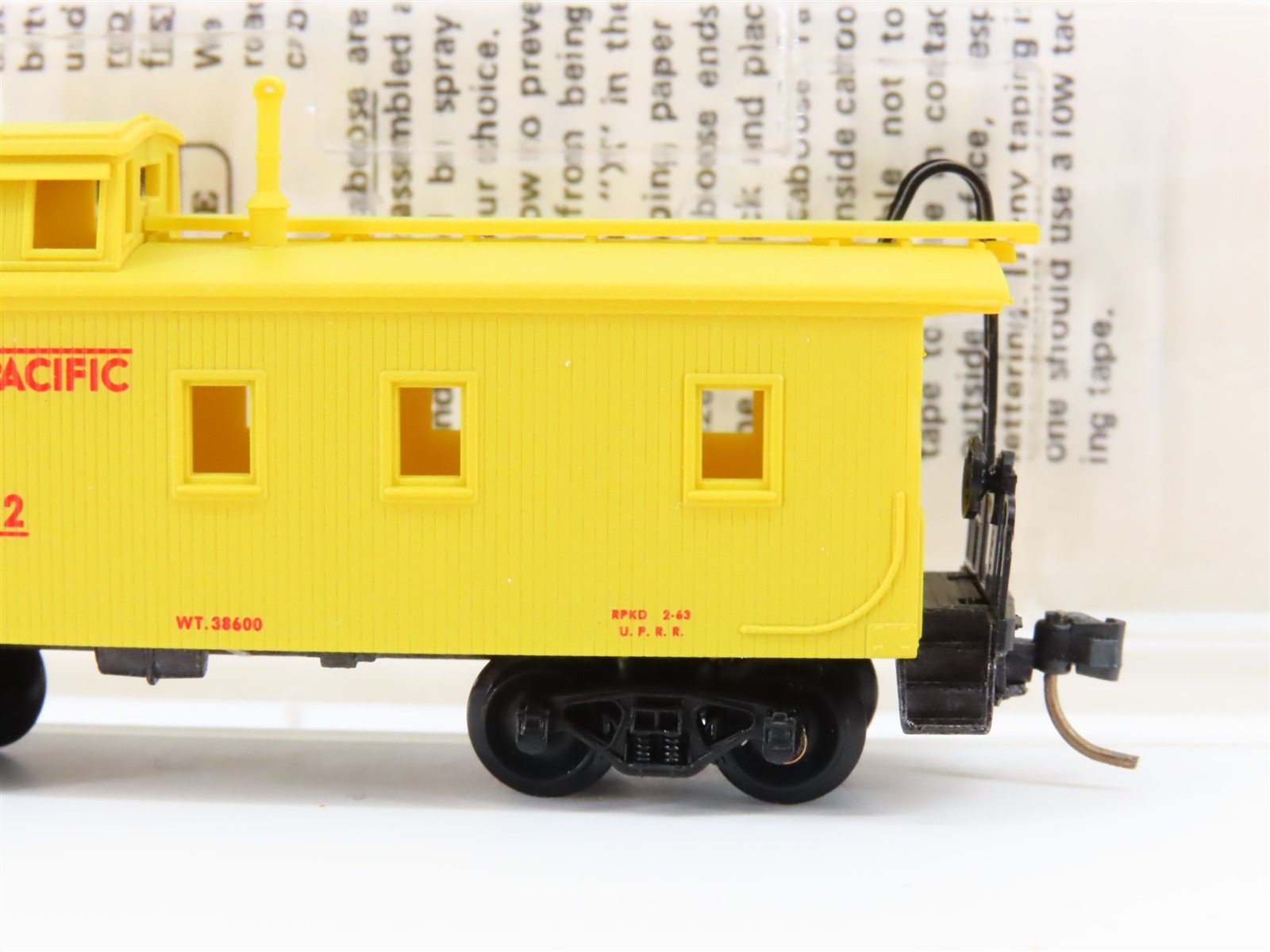 N Scale Micro-Trains MTL 50100 UP Union Pacific 34' Wood Sheathed Caboose #3232