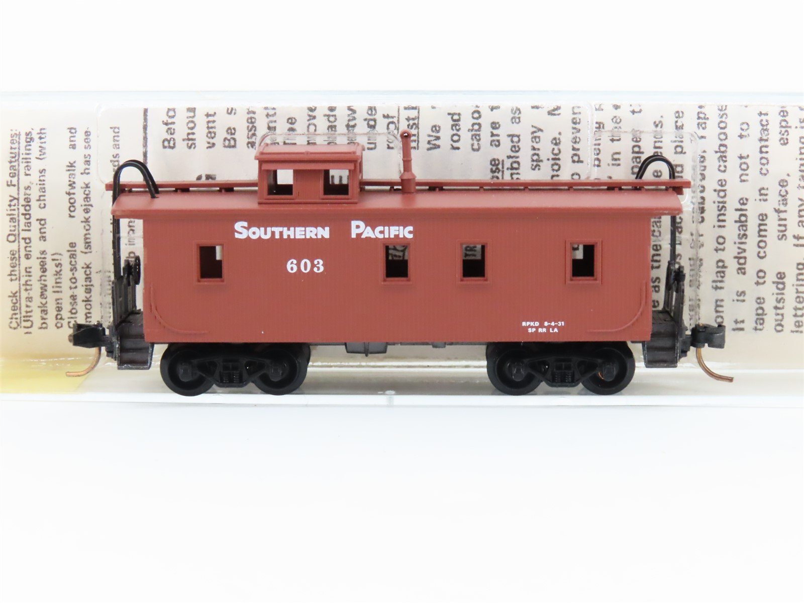 N Scale Kadee Micro-Trains MTL 50070 SP Southern Pacific 34' Caboose #603