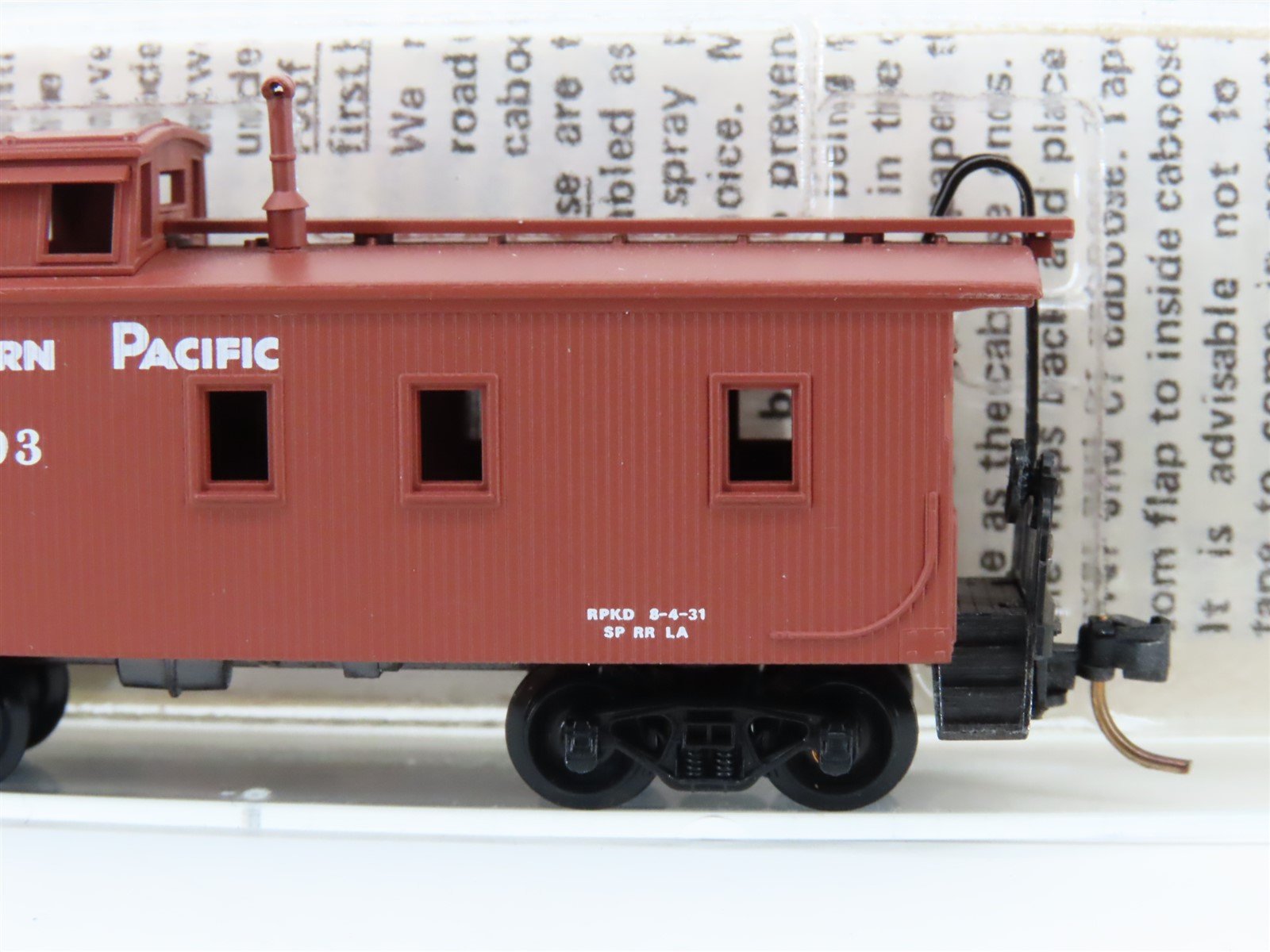 N Scale Kadee Micro-Trains MTL 50070 SP Southern Pacific 34' Caboose #603