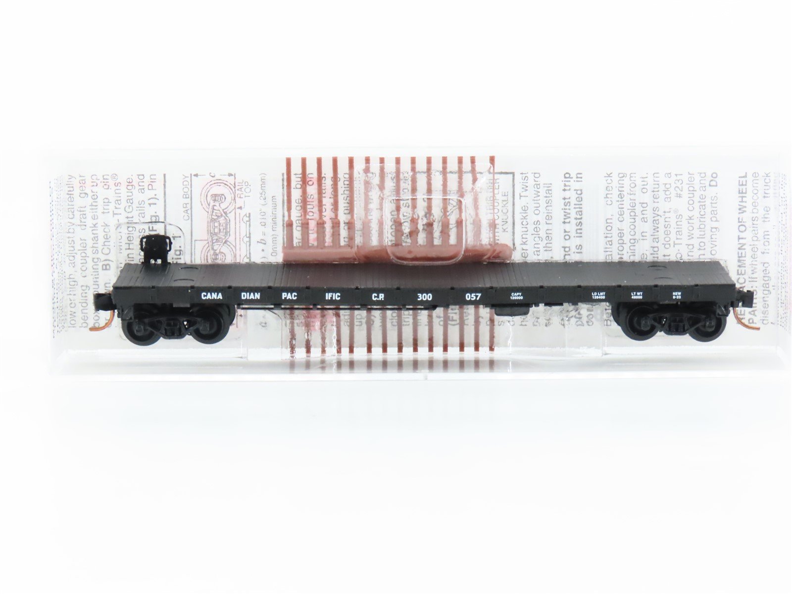 N Scale Micro-Trains MTL 44040 CP Canadian Pacific 50' Flat Car #300057