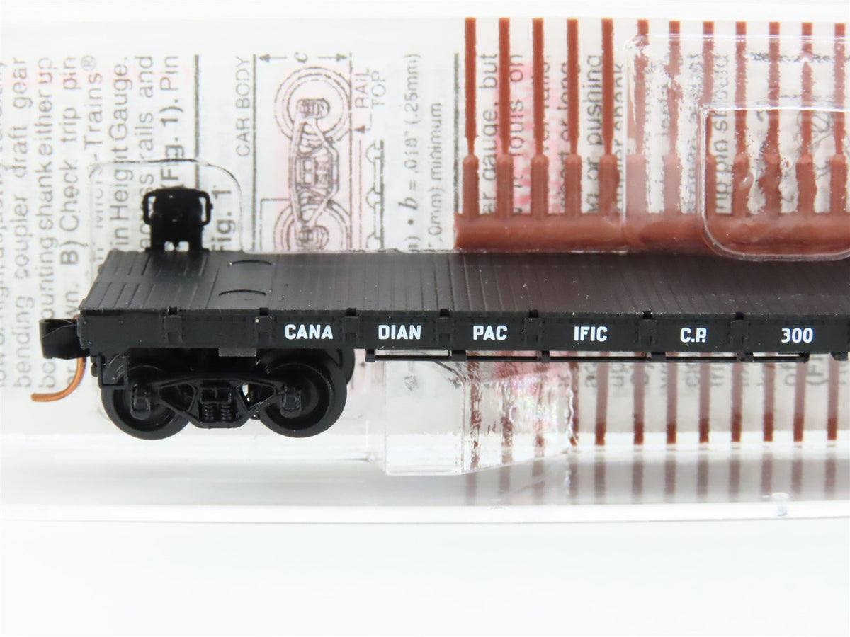 N Scale Micro-Trains MTL 44040 CP Canadian Pacific 50&#39; Flat Car #300057