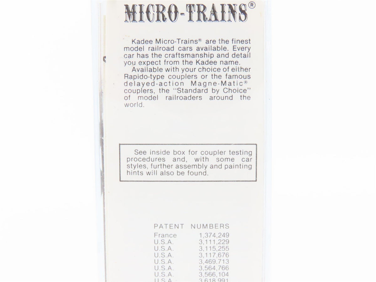 N Scale Kadee Micro-Trains MTL 50040 ATSF Santa Fe Railroad 34&#39; Caboose #1204
