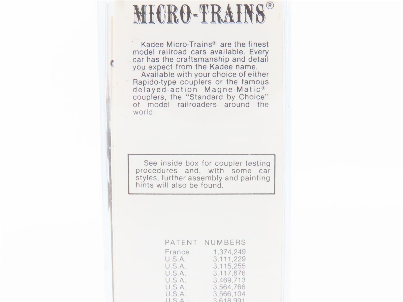 N Scale Kadee Micro-Trains MTL 50040 ATSF Santa Fe Railroad 34' Caboose #1204