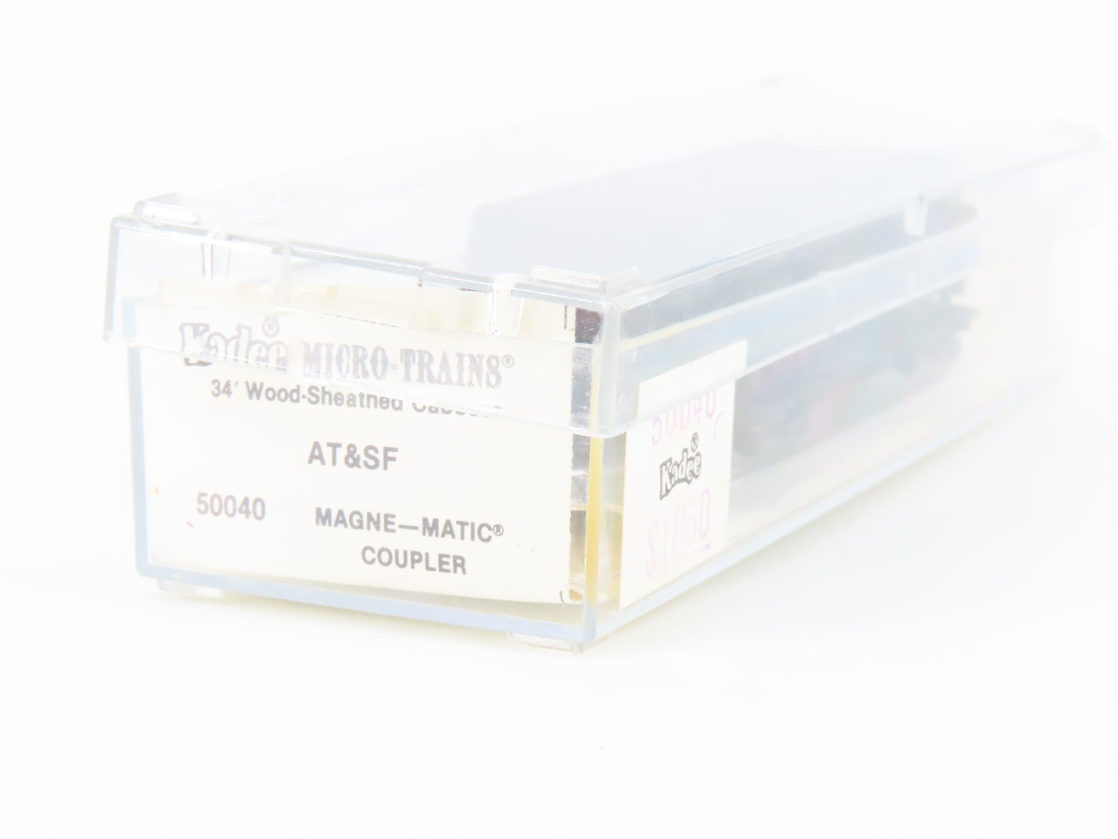 N Scale Kadee Micro-Trains MTL 50040 ATSF Santa Fe Railroad 34' Caboose #1204