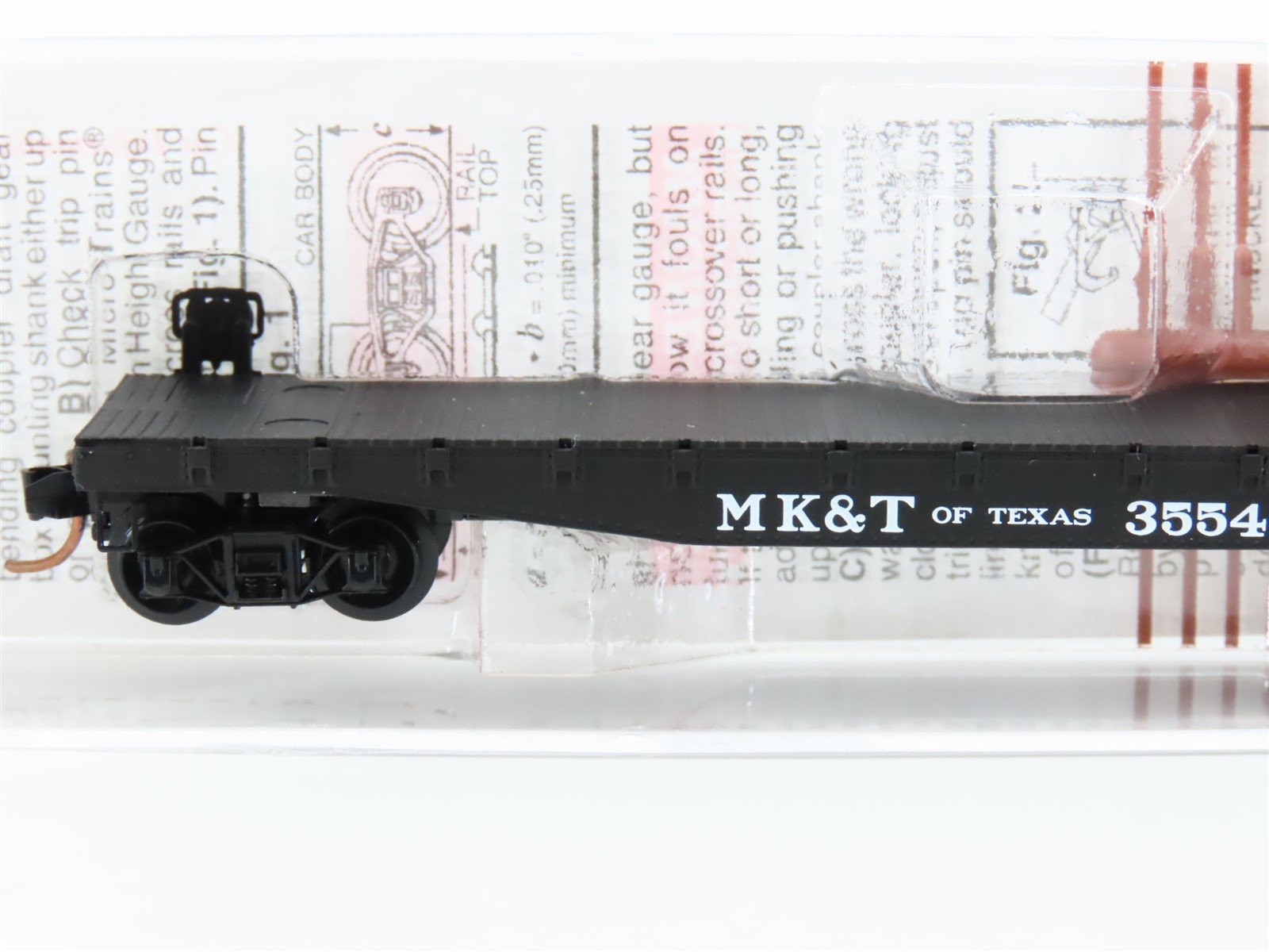 N Micro-Trains MTL 45240 MK&T Missouri Kansas & Texas 50' Flat Car #3554