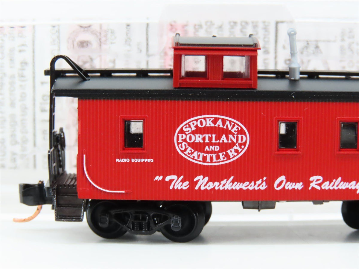 N Micro-Trains MTL 51060 SP&amp;S Spokane Portland &amp; Seattle 34&#39; Wood Caboose #724