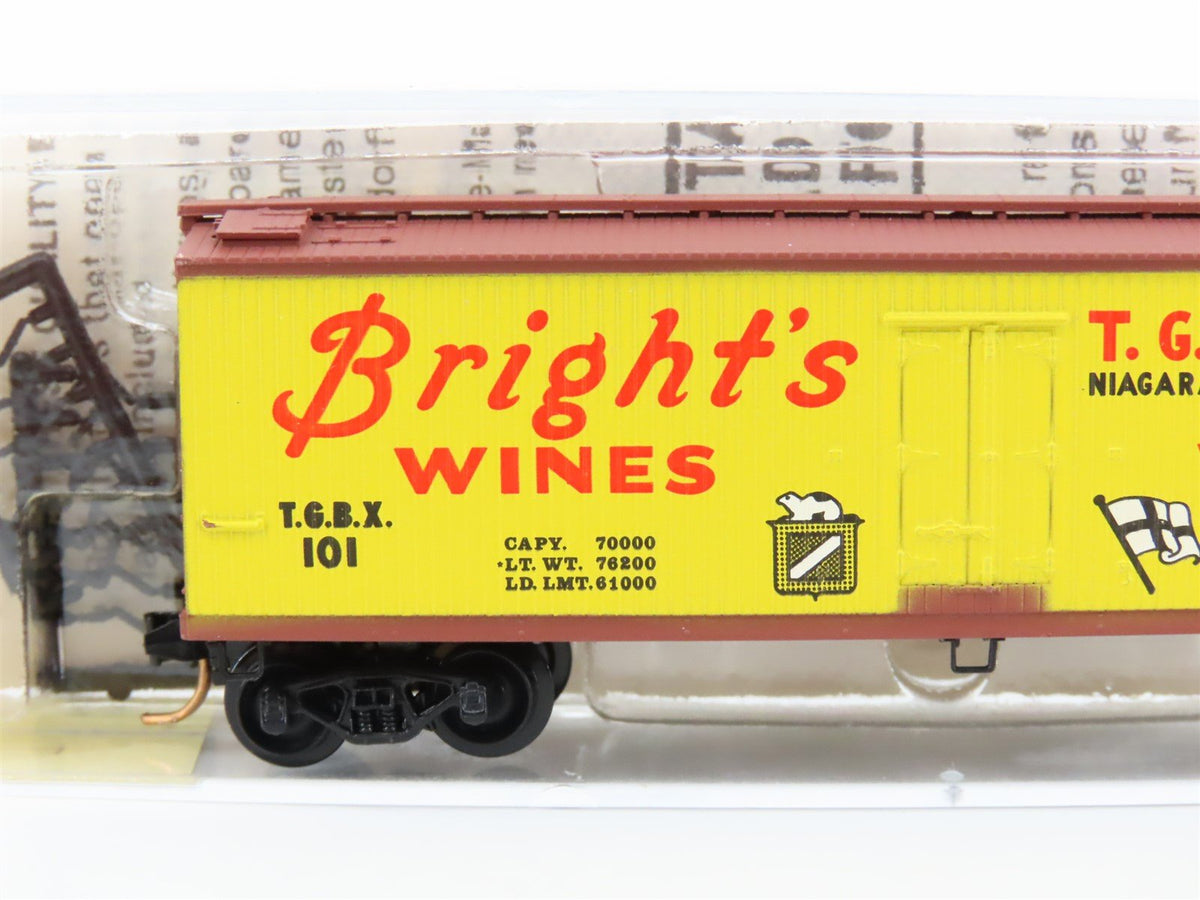 N Scale Kadee Micro-Trains MTL 49210 TGBX Bright&#39;s Wine Reefer #101