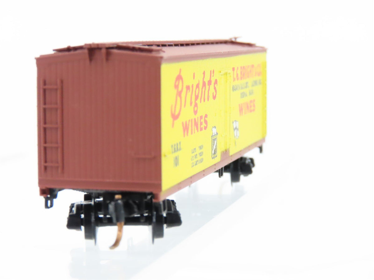 N Scale Kadee Micro-Trains MTL 49210 TGBX Bright&#39;s Wine Reefer #101