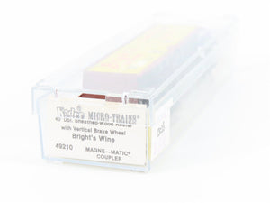 N Scale Kadee Micro-Trains MTL 49210 TGBX Bright's Wine Reefer #101