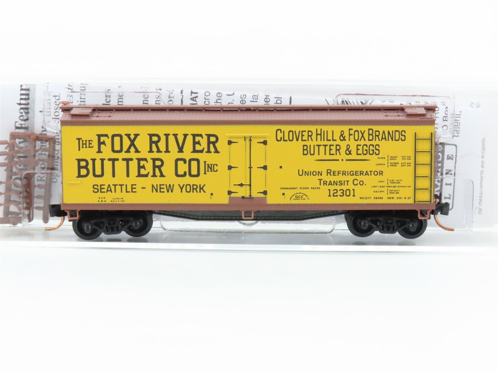N Scale Micro-Trains MTL 04900590 URTC Fox River Butter 40' Reefer #12301