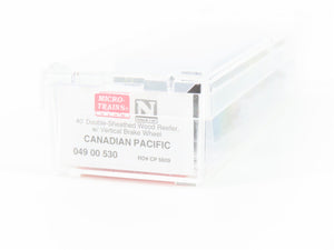 N Scale Micro-Trains MTL 04900530 CP Canadian Pacific 40' Wood Reefer #5609