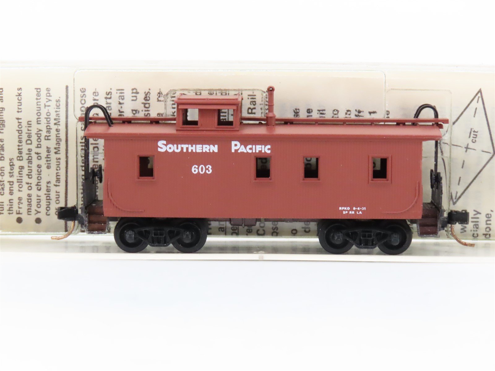 N Scale Kadee Micro-Trains MTL 50070 SP Southern Pacific 34' Caboose #603