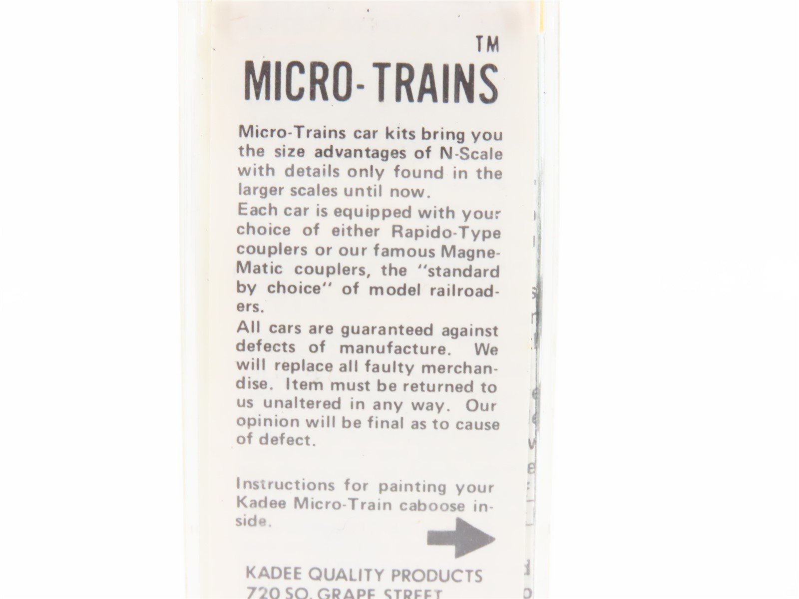 N Scale Kadee Micro-Trains MTL 50070 SP Southern Pacific 34' Caboose #603