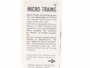 N Scale Kadee Micro-Trains MTL 50070 SP Southern Pacific 34' Caboose #603