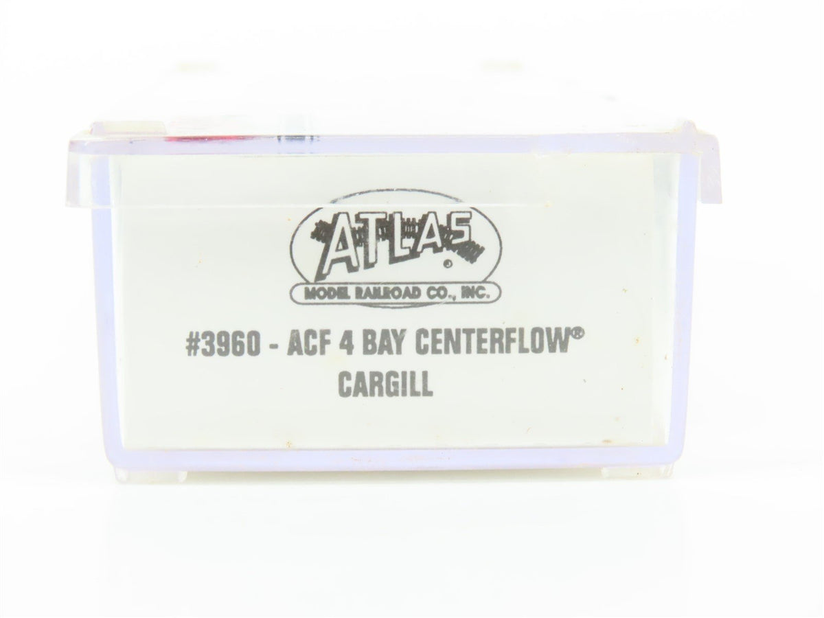 N Scale Atlas 3960 SAMX Cargill ACF 4-Bay Covered Hopper #60018