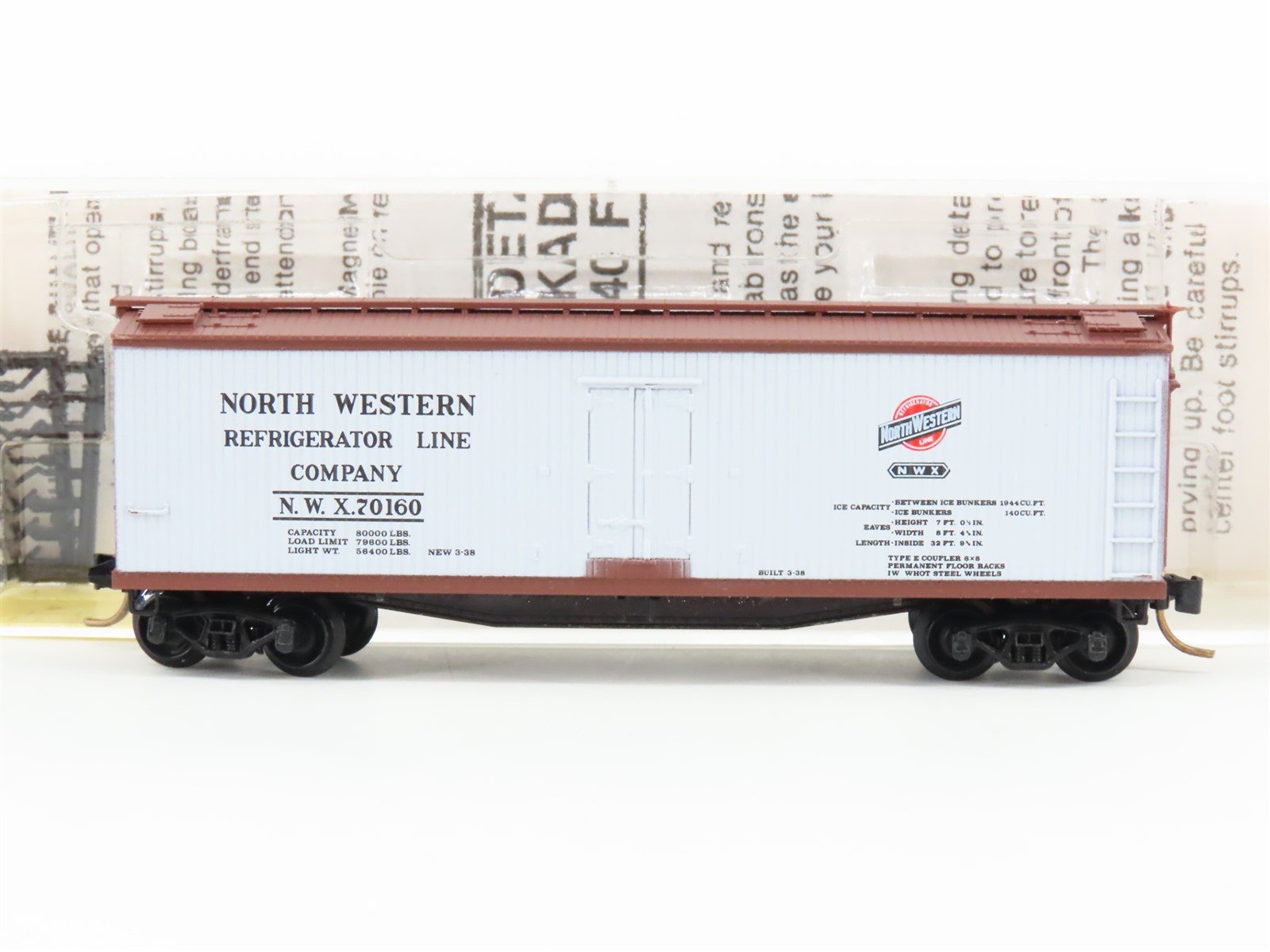 N Scale Kadee Micro-Trains MTL 49170 NWX North Western 40' Reefer #70160