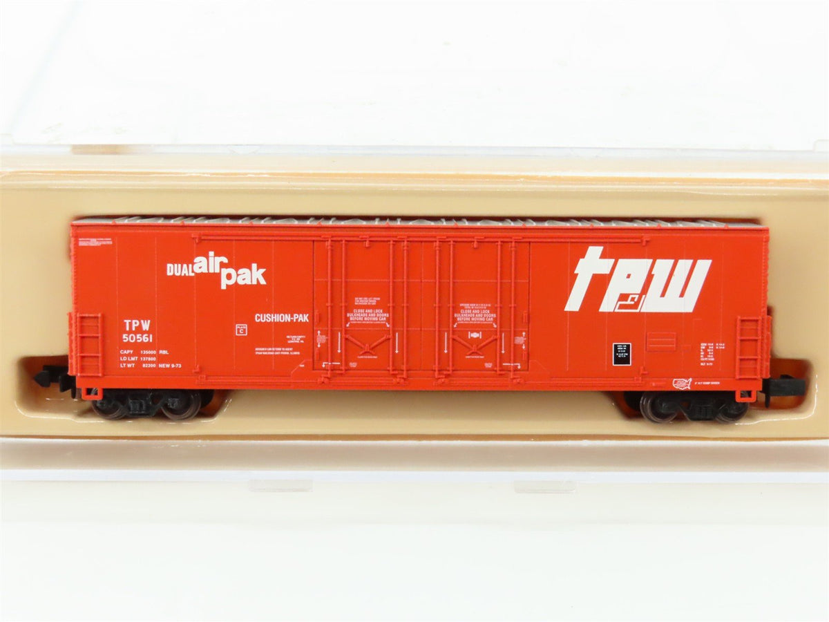 N Atlas 31121 TPW Toledo Peoria &amp; Western Evans Double Plug Door Box Car #50561