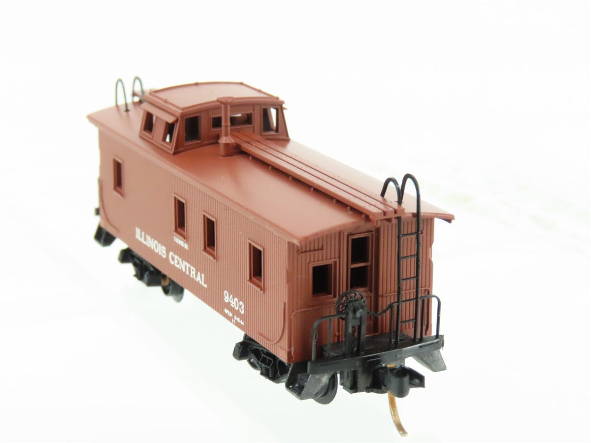 N Scale Kadee Micro-Trains MTL 50030 IC Illinois Central 34&#39; Caboose #9403