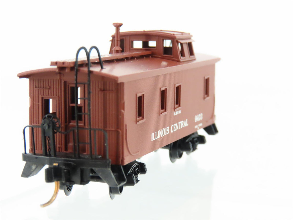 N Scale Kadee Micro-Trains MTL 50030 IC Illinois Central 34&#39; Caboose #9403