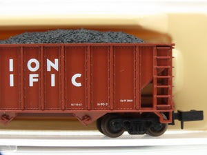 N Scale Atlas 32631 UP Union Pacific 90-Ton 3-Bay Hopper #18442 w/ Load