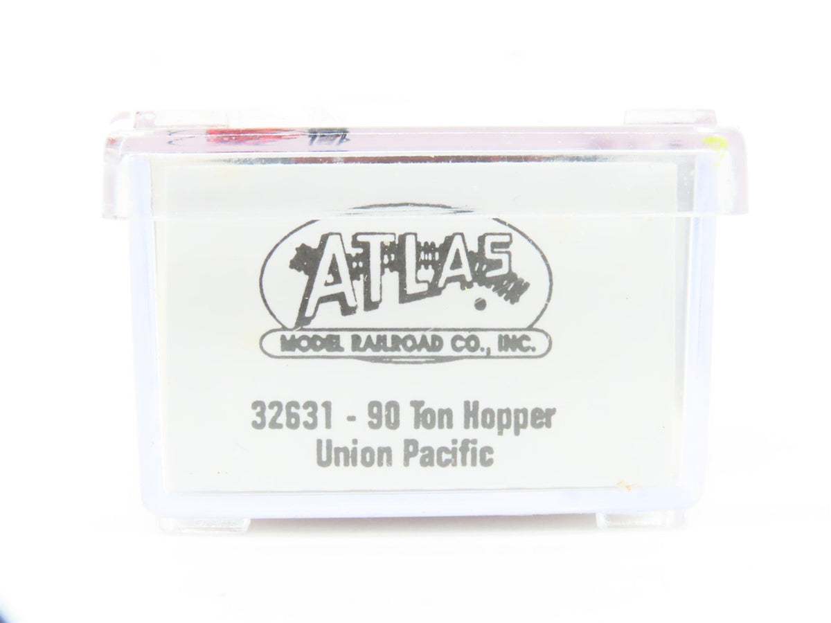 N Scale Atlas 32631 UP Union Pacific 90-Ton 3-Bay Hopper #18442 w/ Load