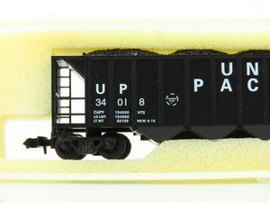 N Scale Precision Masters 1301 UP Union Pacific 5-Bay Hopper #34018 w/ Load