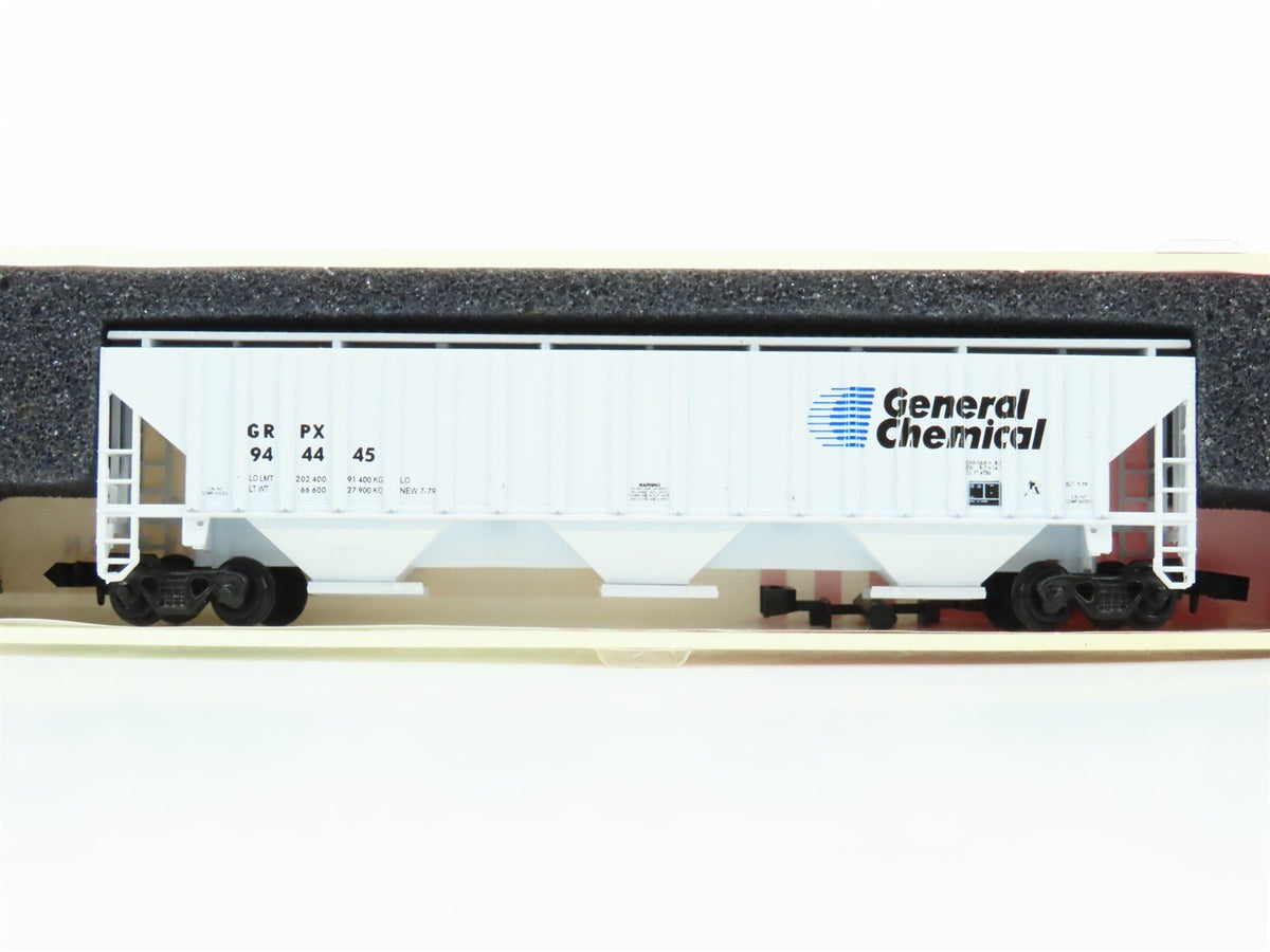N Red Caboose RN-15610 GRPX General Chemical 3-Bay 4750 Covered Hopper #944445