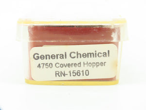 N Red Caboose RN-15610 GRPX General Chemical 3-Bay 4750 Covered Hopper #944445