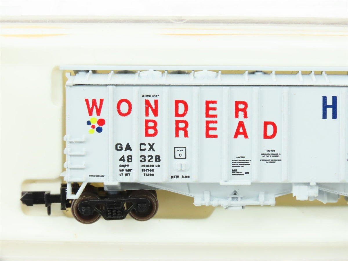 N Delaware Valley GATX Wonder Bread / Hostess Cake 50&#39; Airslide Hopper #48328